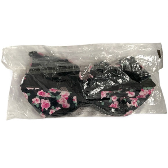 Victoria's Secret Black Bra with Pink Floral Design - Picture 5 of 5